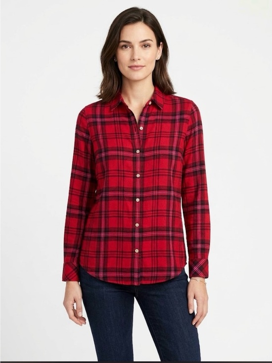 J. Jill Tops - J. Jill Plaid Button Down Top